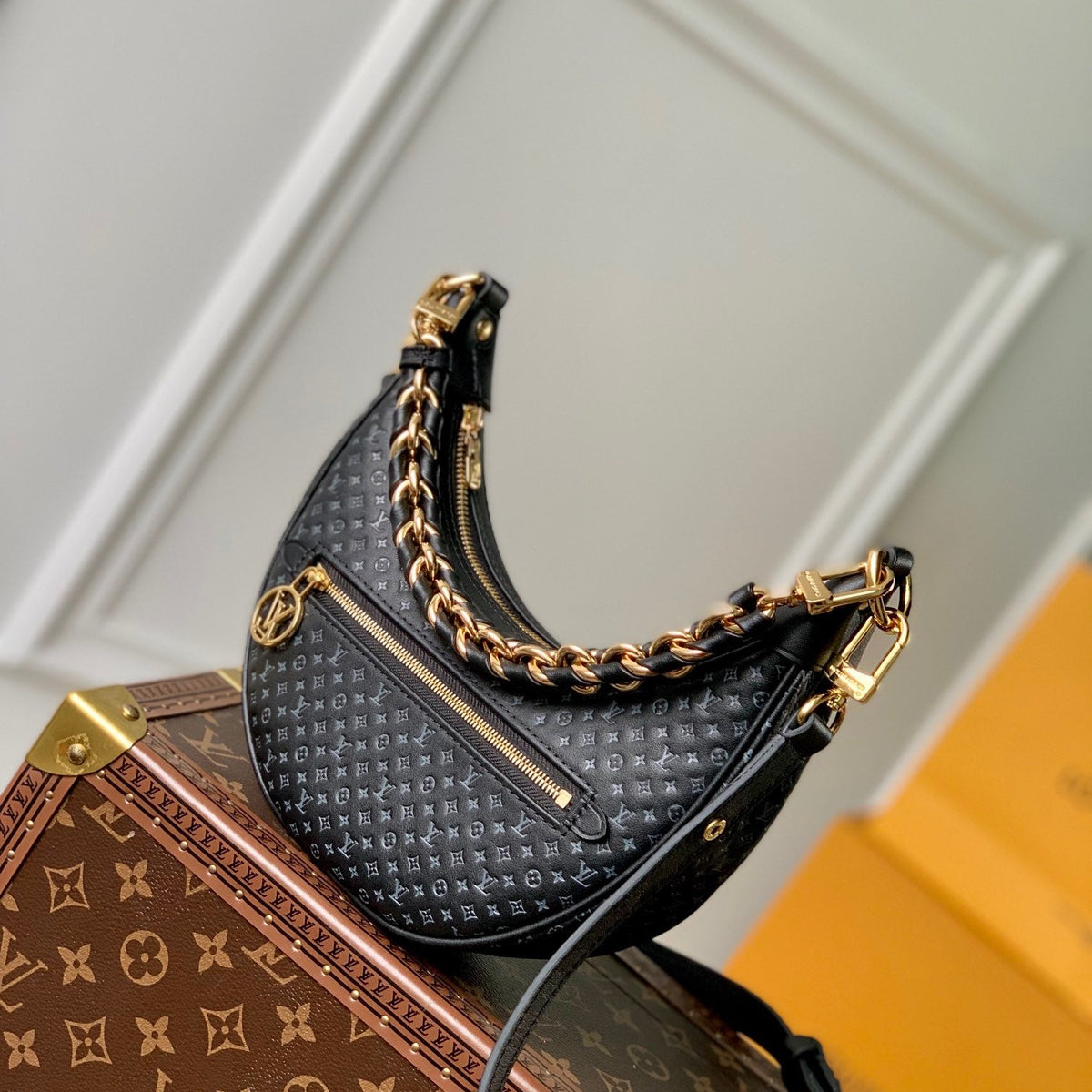 LOU LOOP BAGUETTE BAG