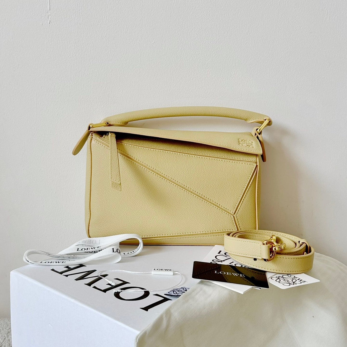 LOEW SMALL PUZZLE EDGE BAG
