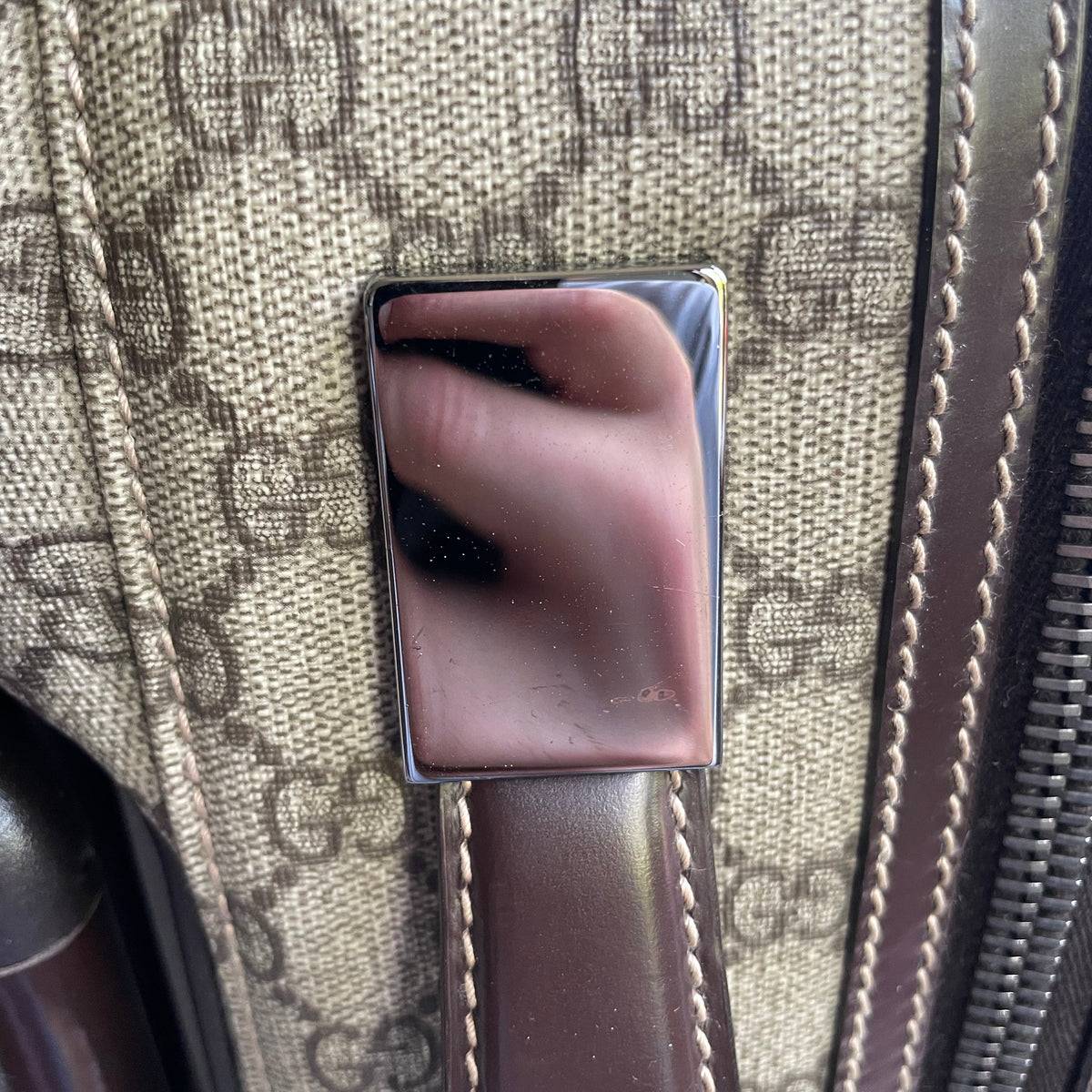 Gucci Supreme Canvas Monogram GG Cabin Suitcase