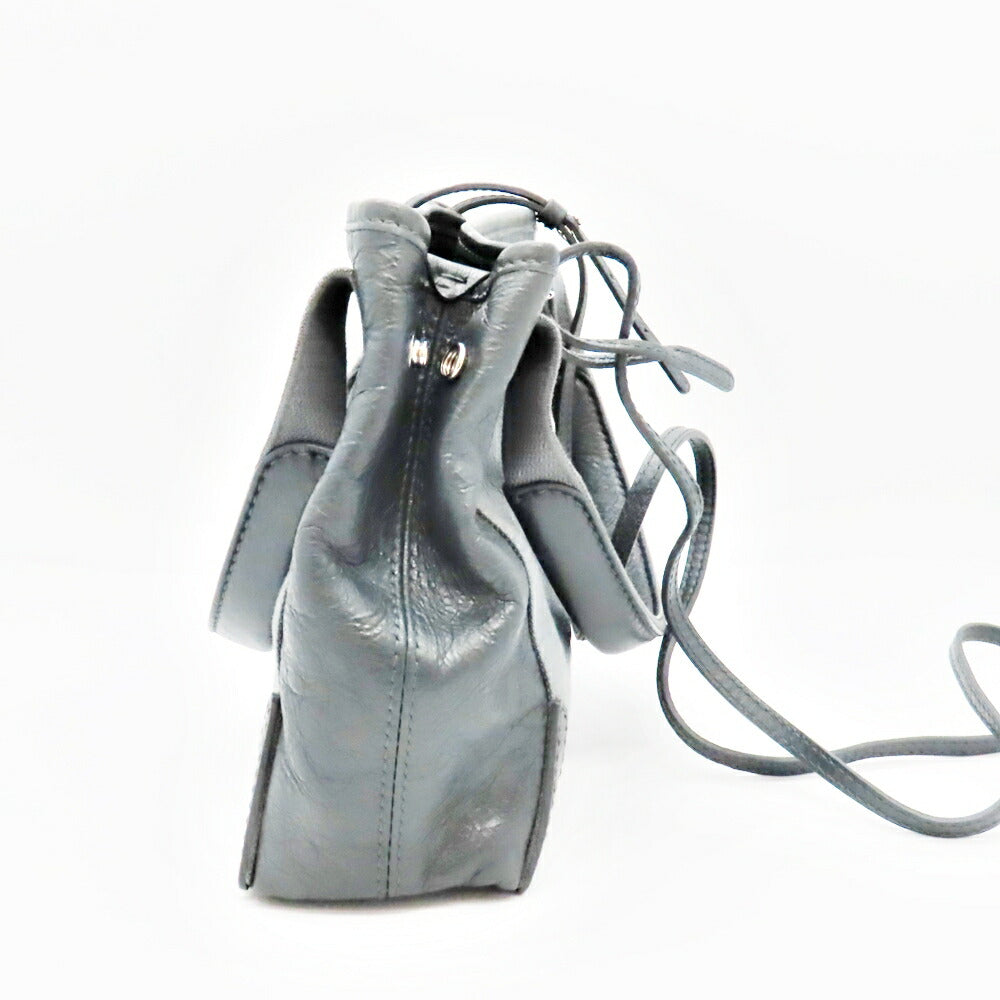 balenciaga Navy Cabas XS Leather Tote