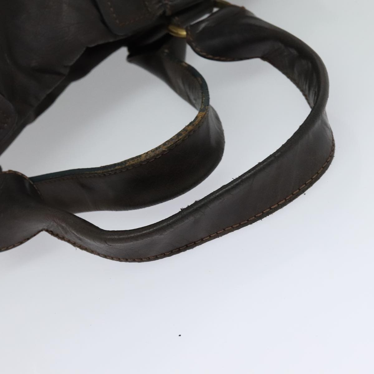Chloe Bay Hand Bag Leather Brown ki5335