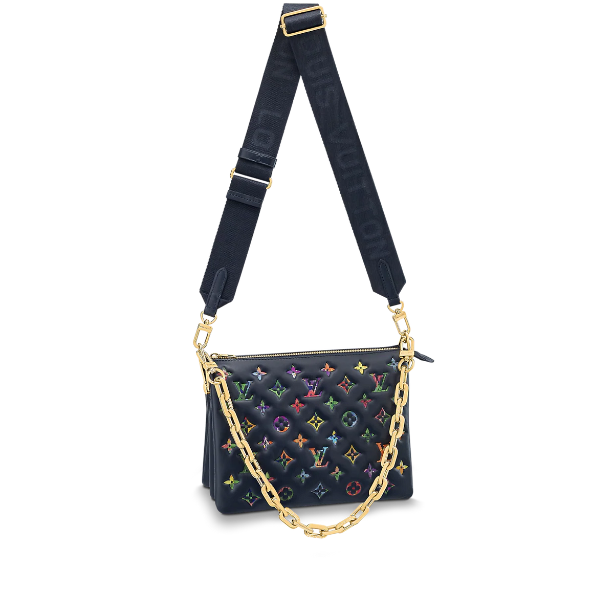 Coussin PM Bag Luxury -Navy- Leather Bag For Women