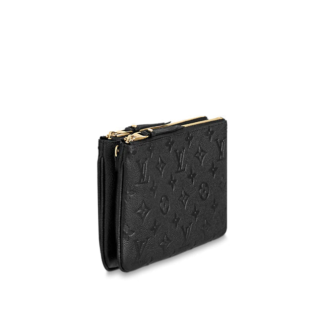 Louis Vuitton Double Zip Pochette Black