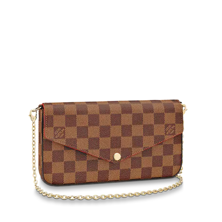 Pochette Félicie Damier Ebene
