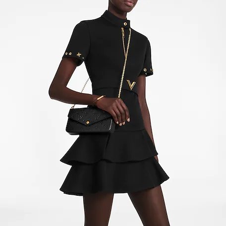 Chloe’s Picks Pochette Félicie Monogram Empreinte  Black