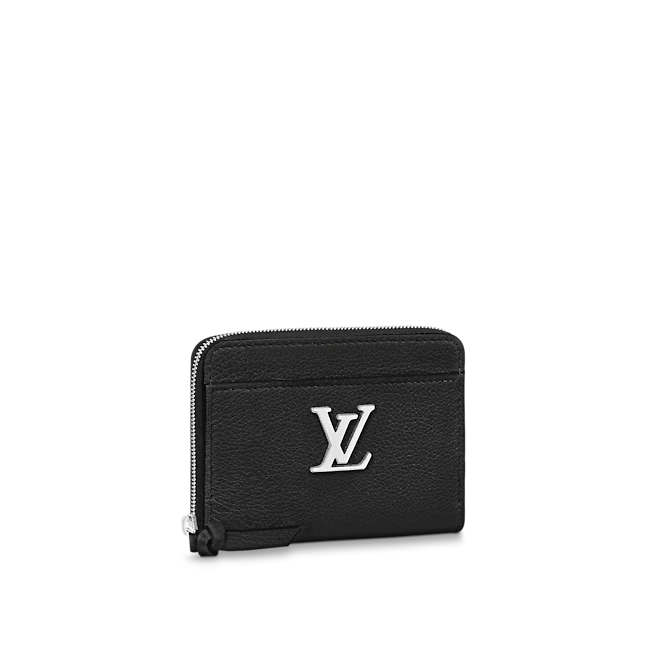 Louis Vuitton Lockme Zippy Coin Purse Black