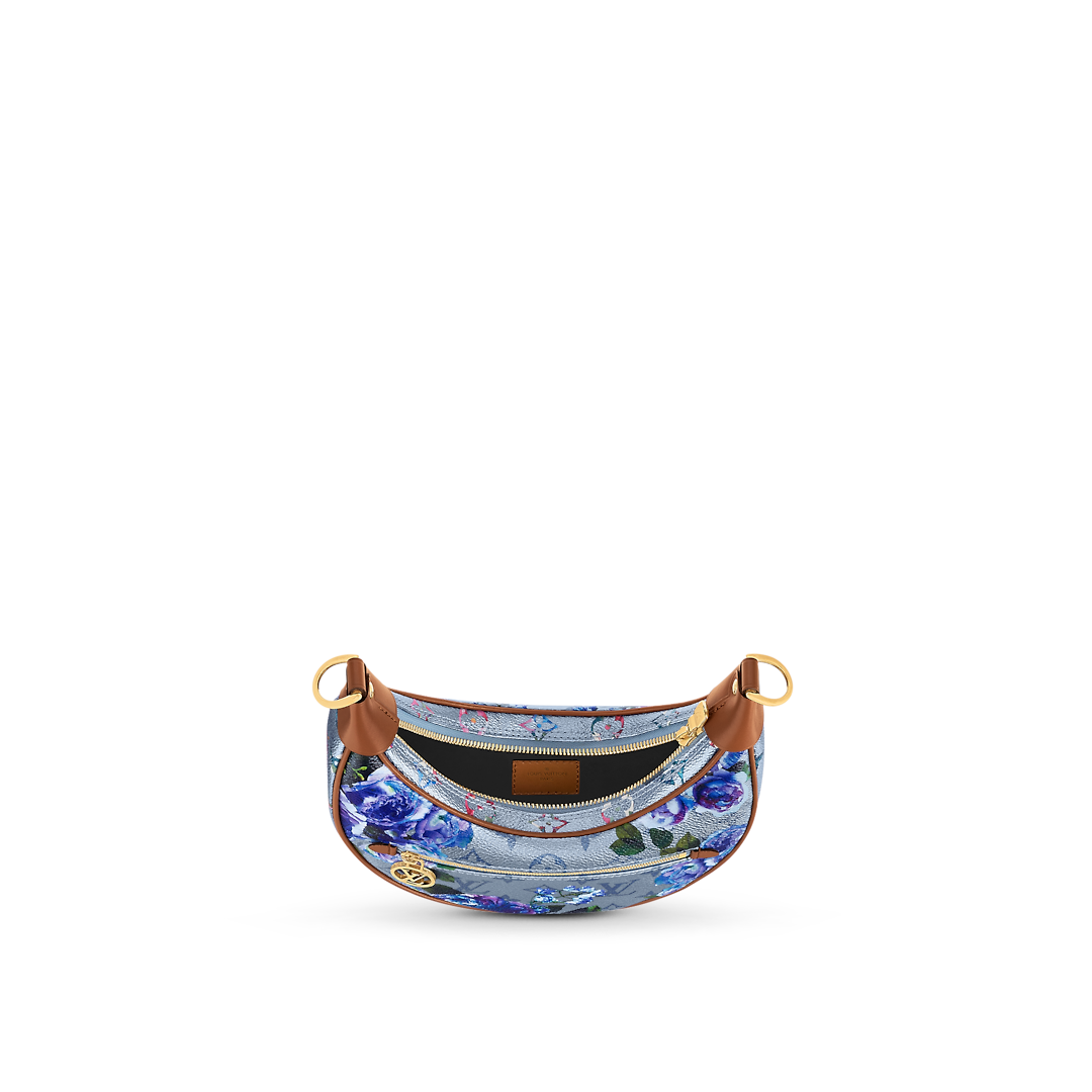 Louis Vuitton Loop Bag Floral Pattern Blue