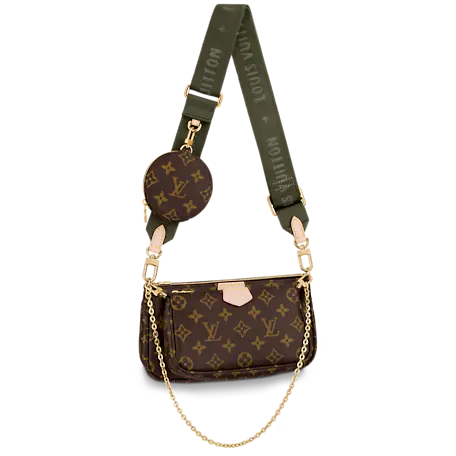 Louis Vuitton MULTI POCHETTE ACCESSOIRES KHAKI