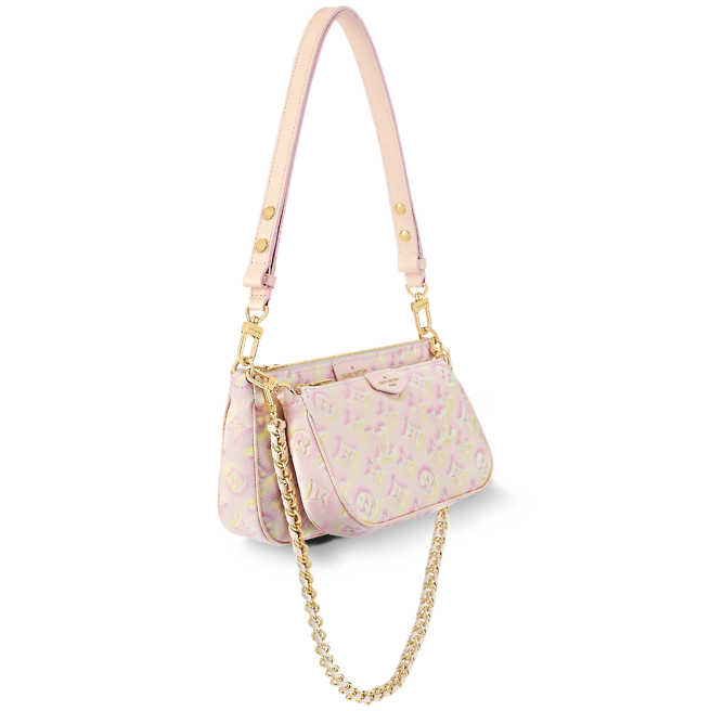 Multi Pochette Accessoires -Light Pink- Monogram Empreinte Leather