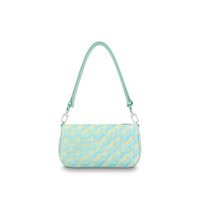 Multi Pochette Accessoires - Vert d'eau- Monogram Empreinte Leather