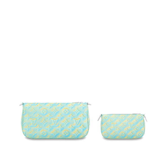 Multi Pochette Accessoires - Vert d'eau- Monogram Empreinte Leather