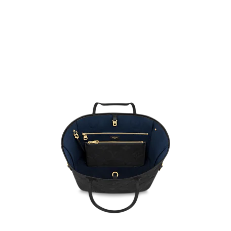 Neverfull MM Monogram Empreinte Leather In Black