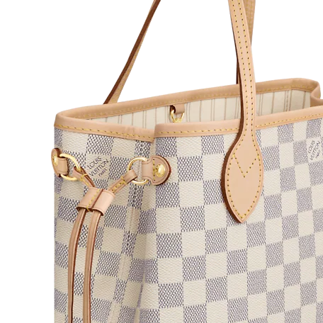 Neverfull PM Damier Azur In Beige