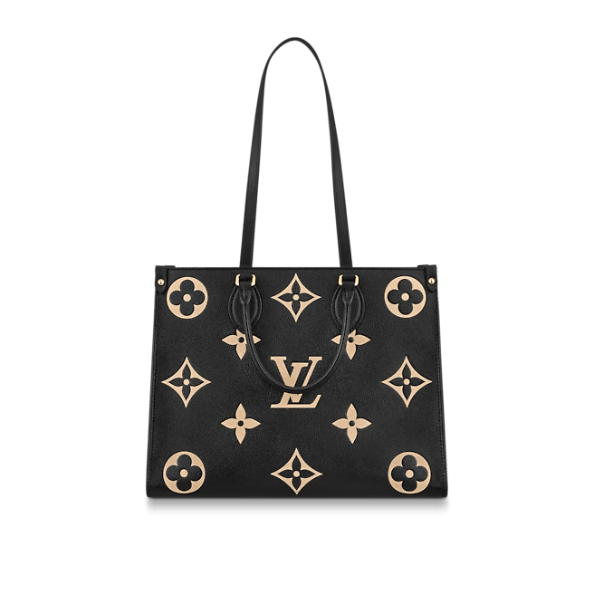 Louis Vuitton Onthego MM Bicolour Monogram Empreinte Leather - Handbags