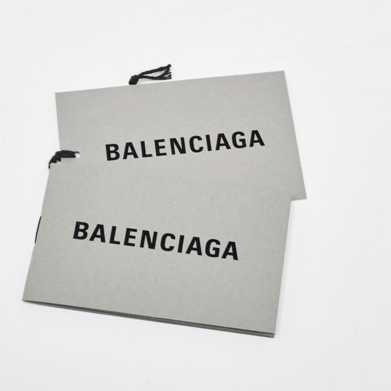 balenciaga Black Leather Le Cagole Wristlet Pouch