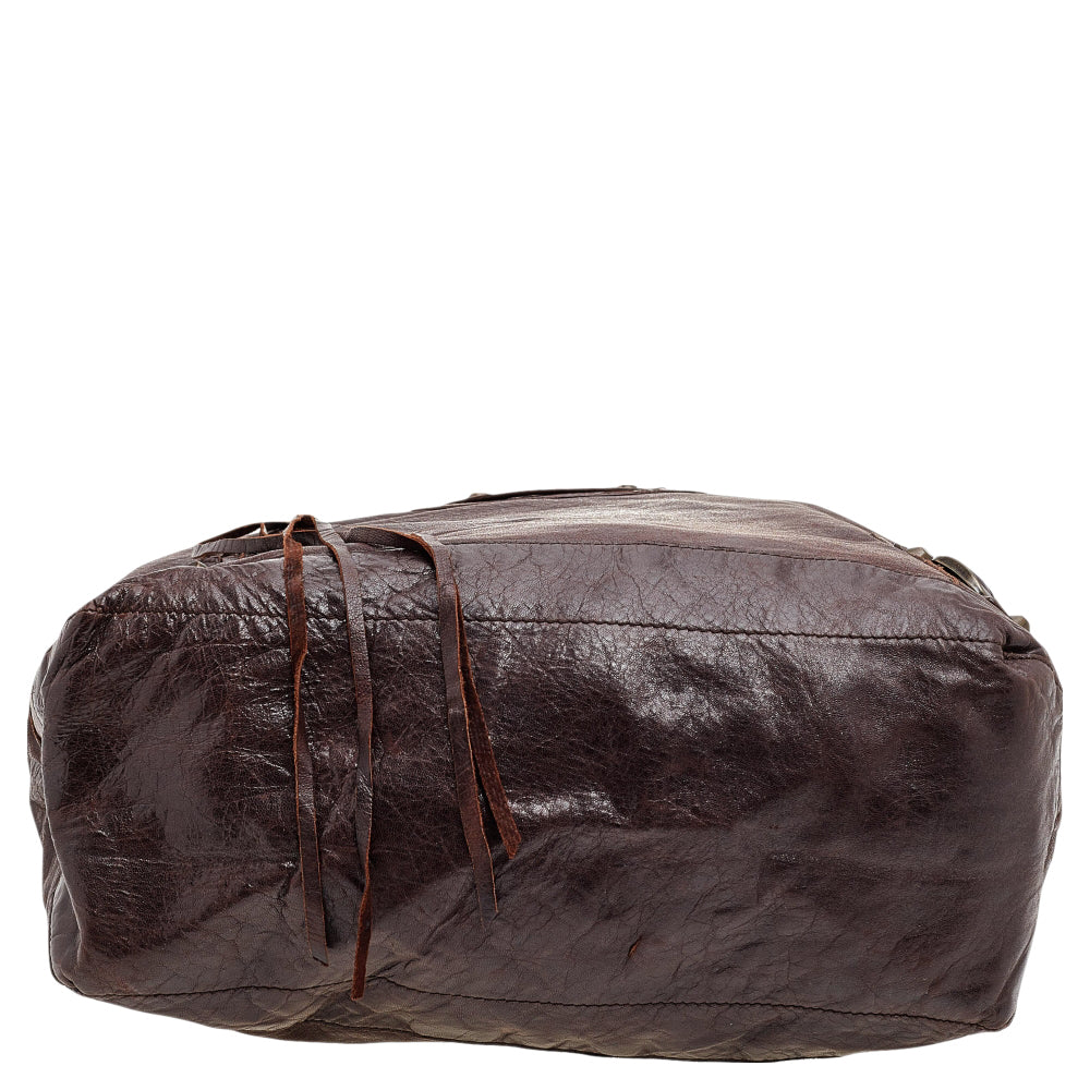 balenciaga Brown Leather RH Day Bag