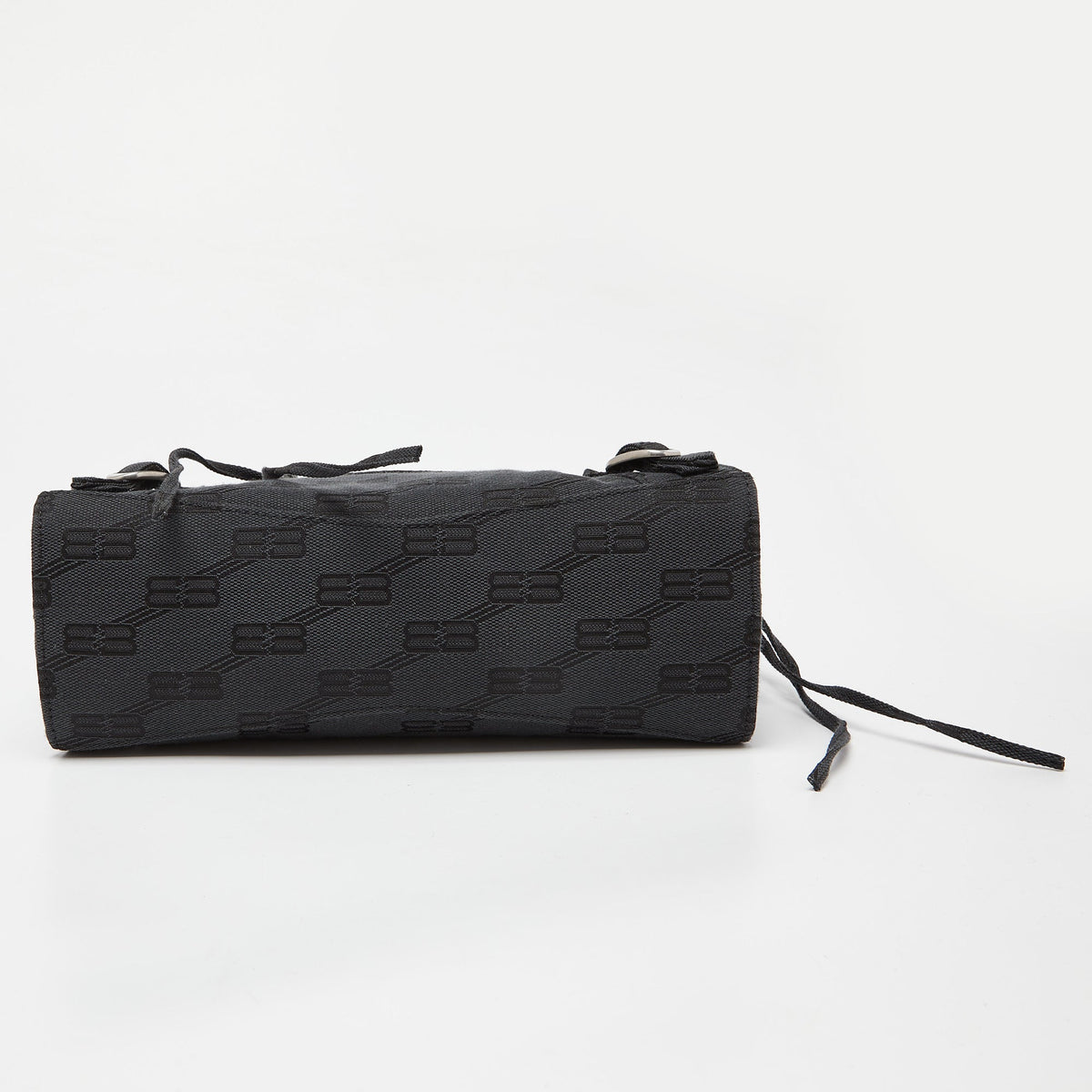 balenciaga Black BB Monogram Canvas XS Neo Cagole Bag