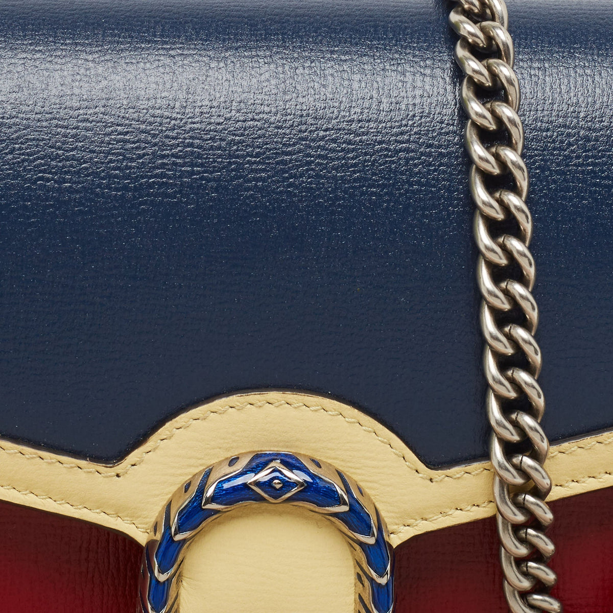 GUCCI Tri Color Leather Mini Dionysus Shoulder Bag