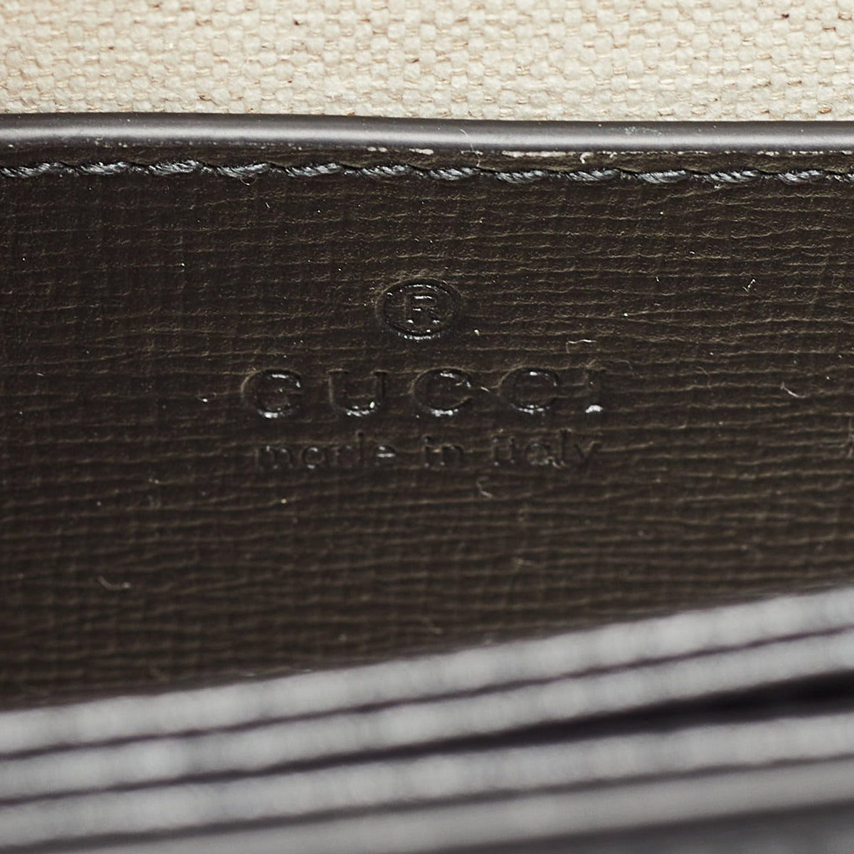 GUCCI Black Leather Mini Horsebit 1955 Rounded Bag