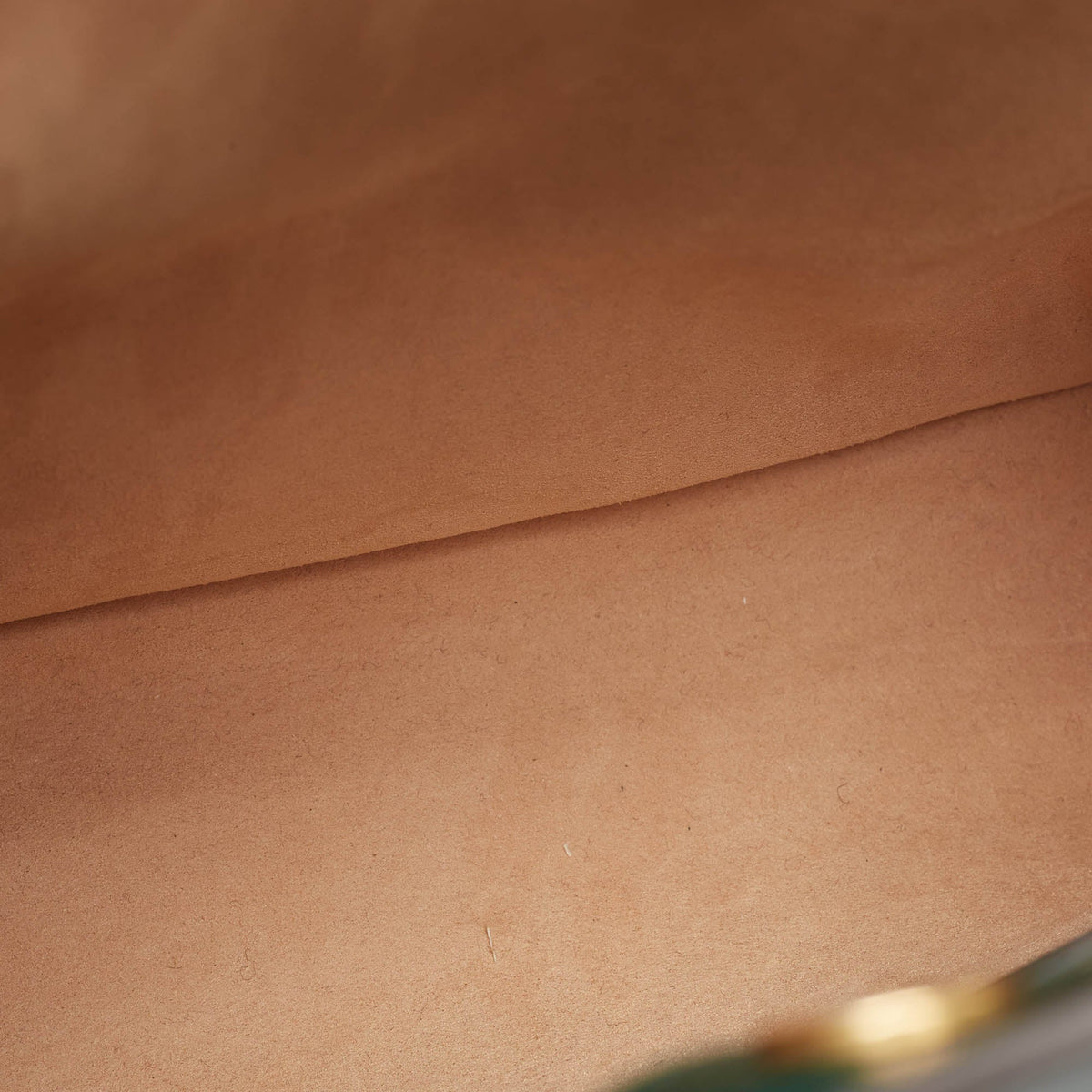 GUCCI Green Leather Bamboo Diana Tote