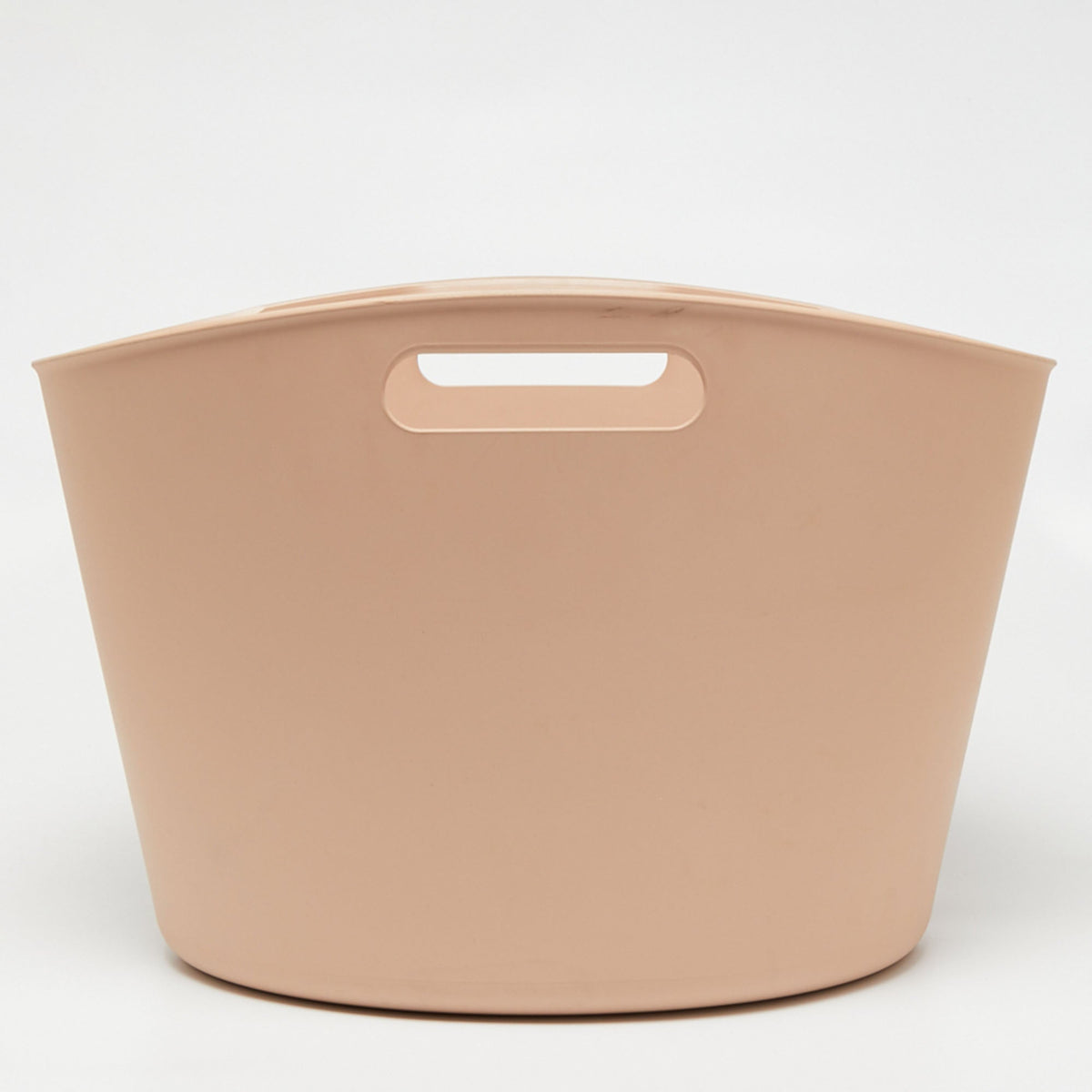 Gucci Beige Rubber Logo Cut Out Handle Tote