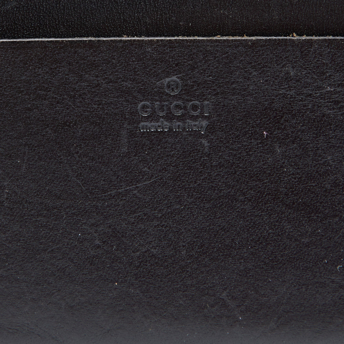 Gucci Black Leather Card Holder
