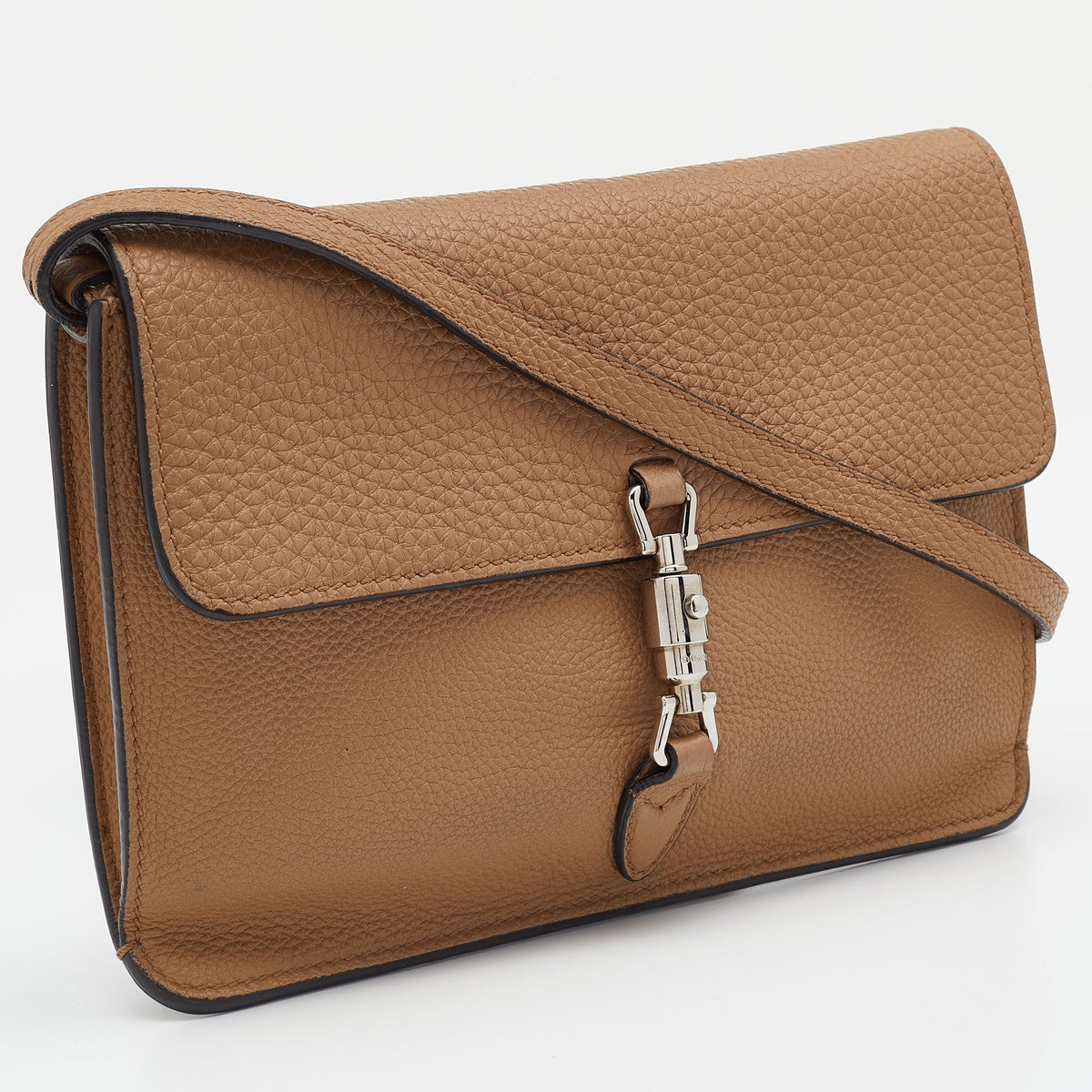 Gucci Dark Beige Leather Jackie Crossbody bag