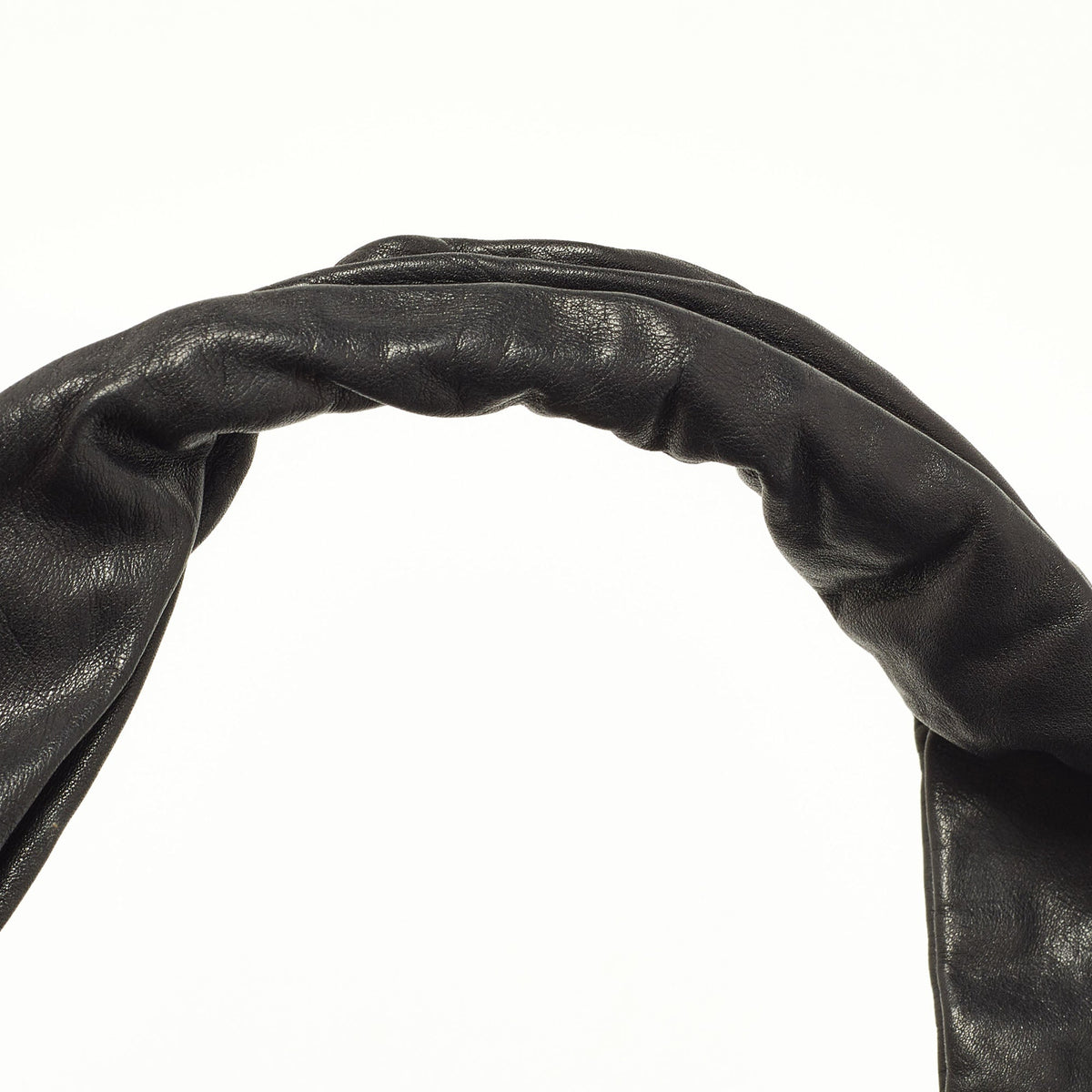 GUCCI Black Leather Large Hysteria Hobo