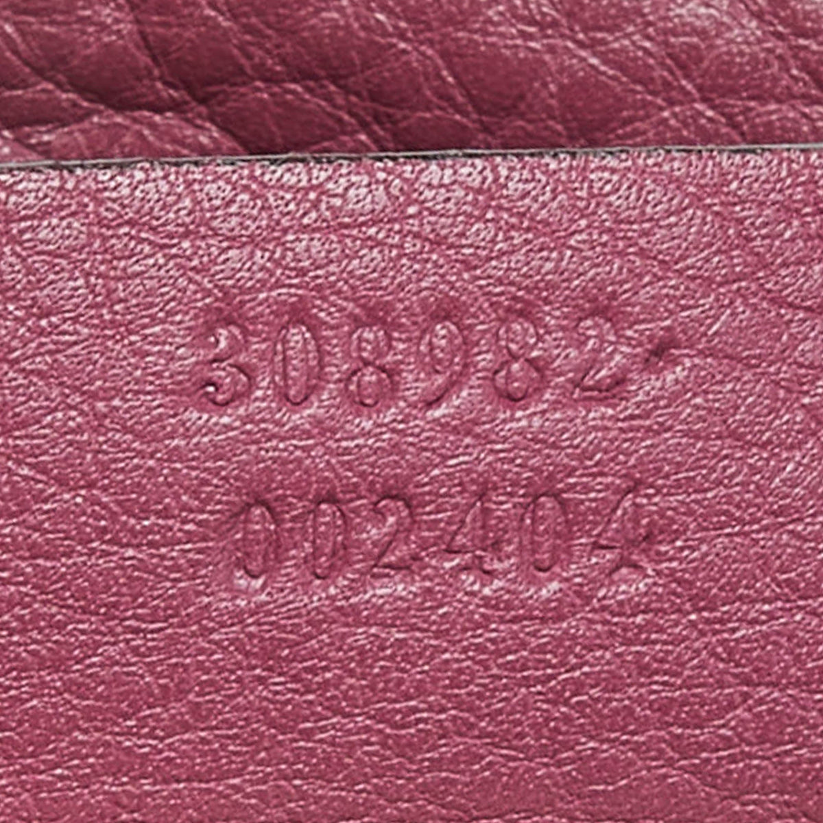 GUCCI Pink Pebbled Leather Medium Soho Chain Tote