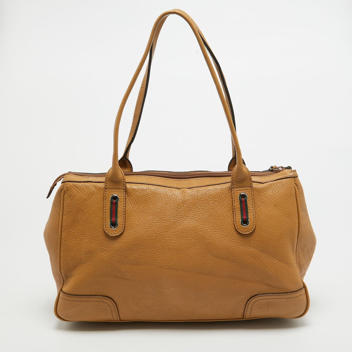GUCCI Beige Leather Princy Shopper Tote