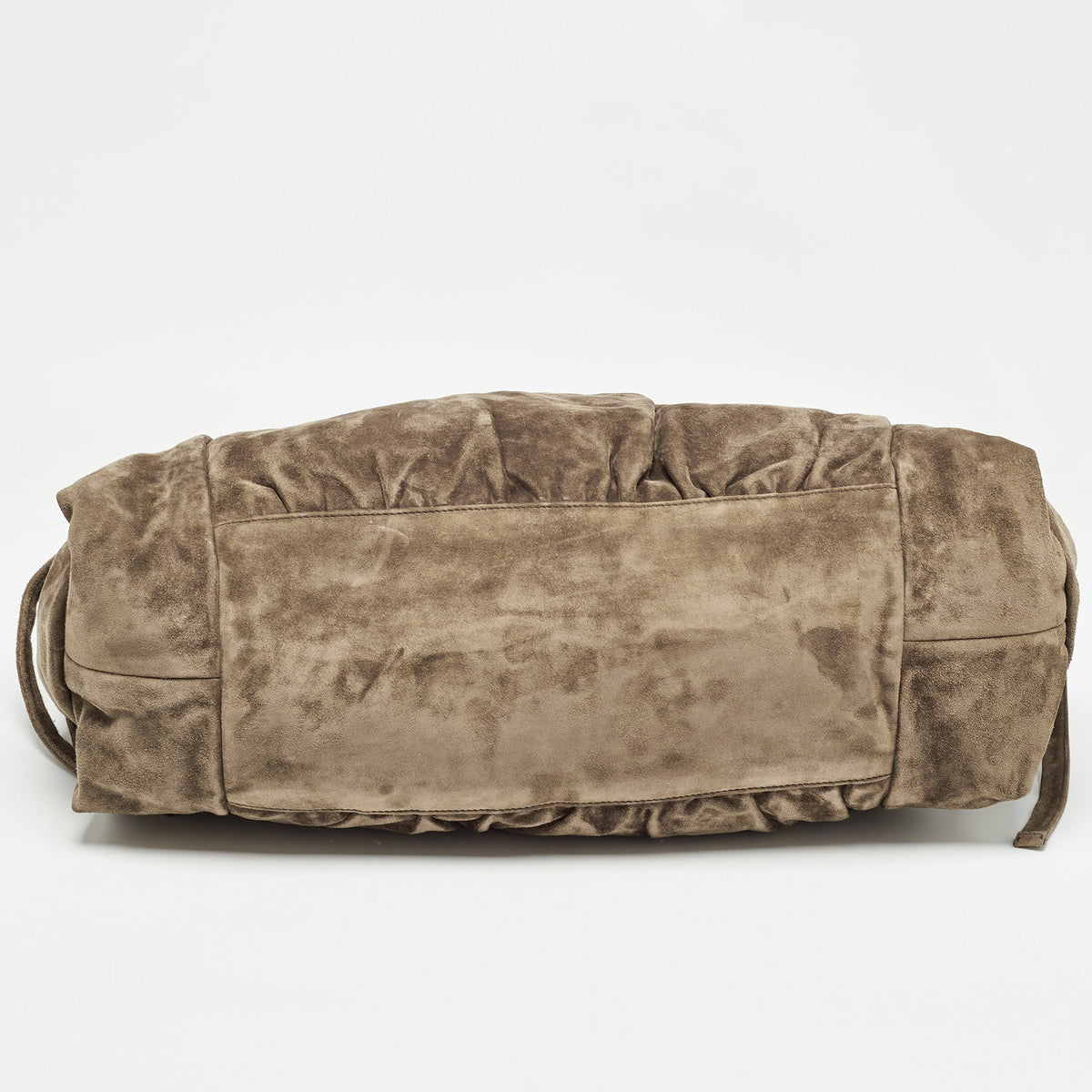 GUCCI Olive Green Suede Hysteria Tote