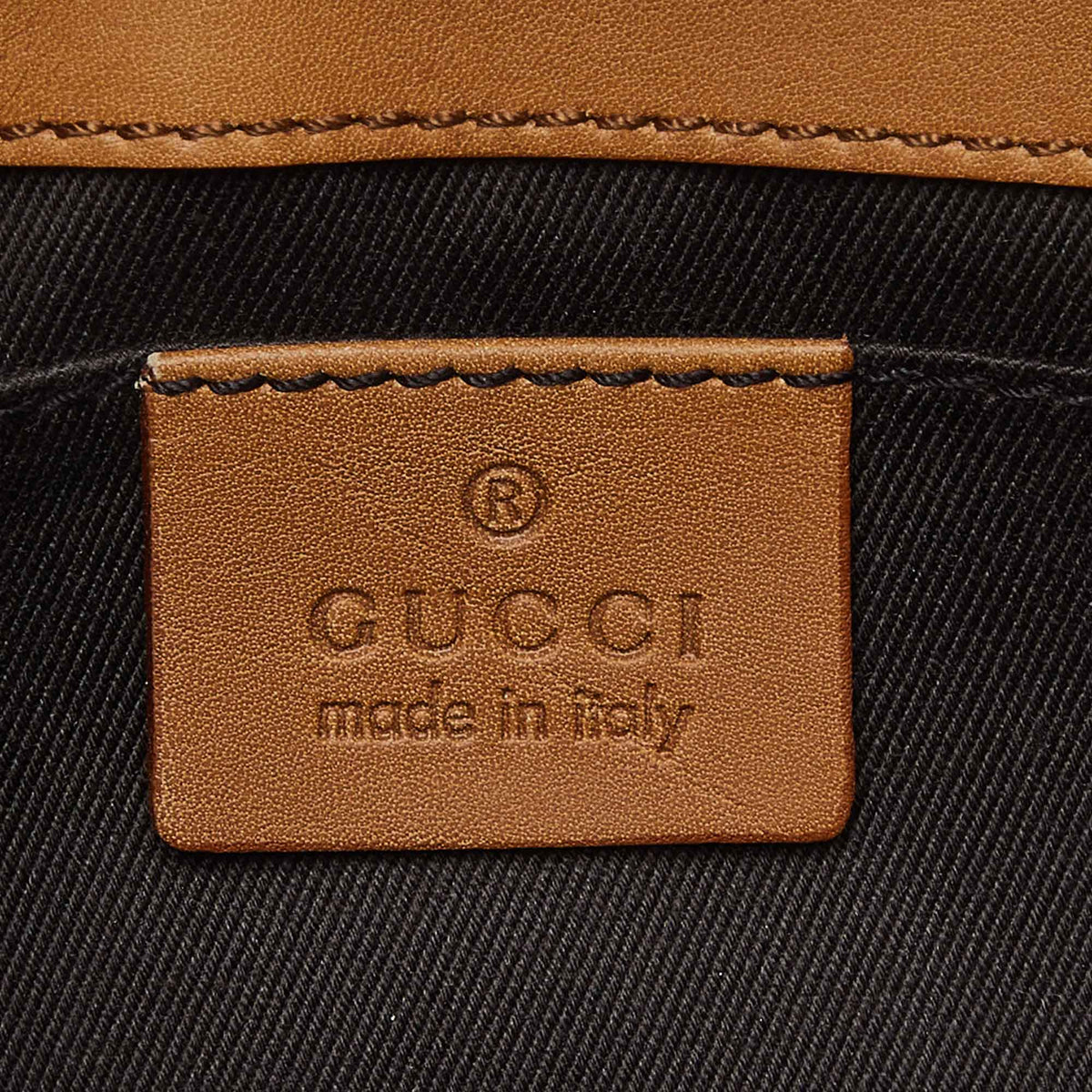 GUCCI Two Tone Beige GG Canvas, Suede and Leather Flap Pochette