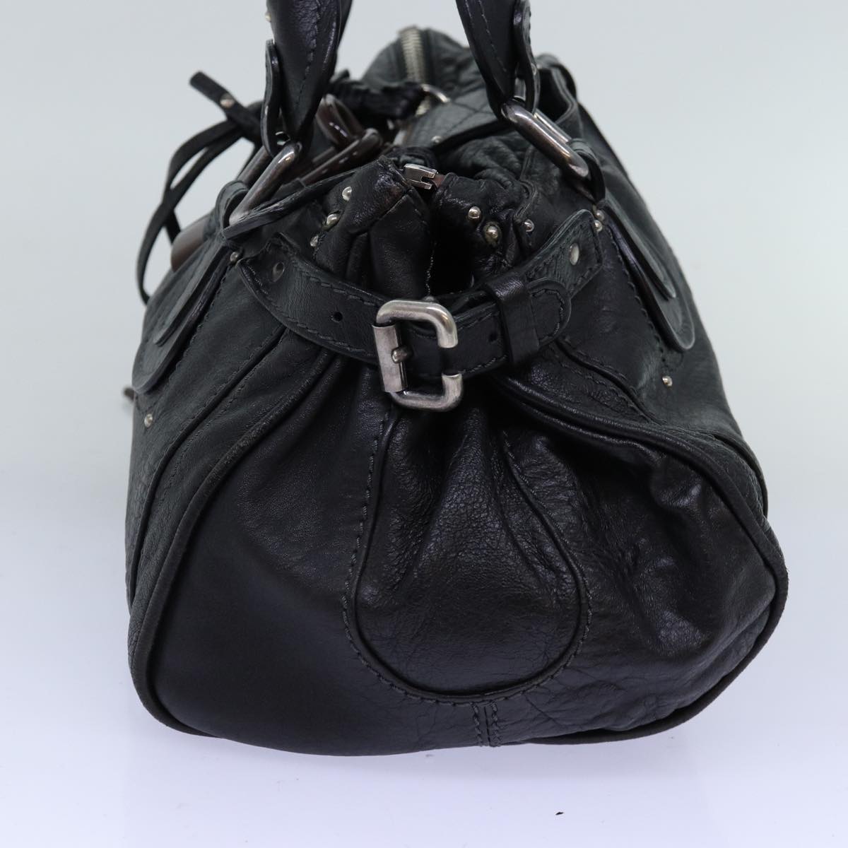 Chloe Paddington Hand Bag Leather Black mr171
