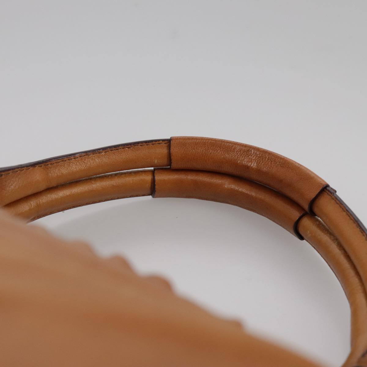 Chloe Margaret Hand Bag Leather 2way Brown Gold mr897