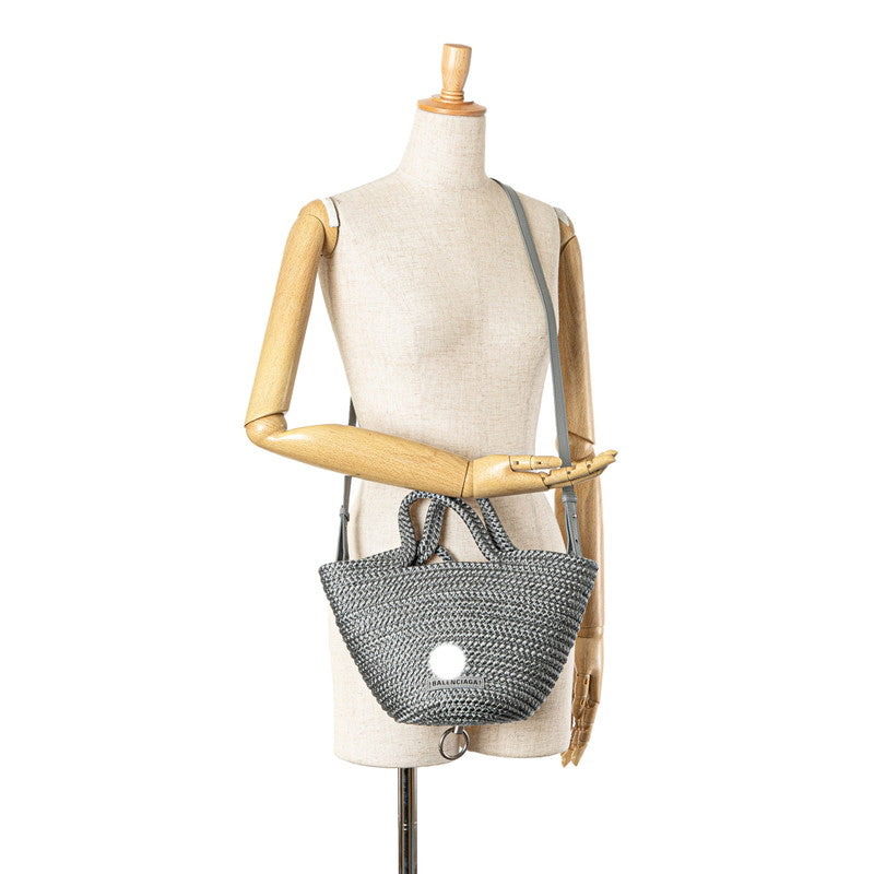 balenciaga Ibiza Small Canvas Handbag 2WAY
