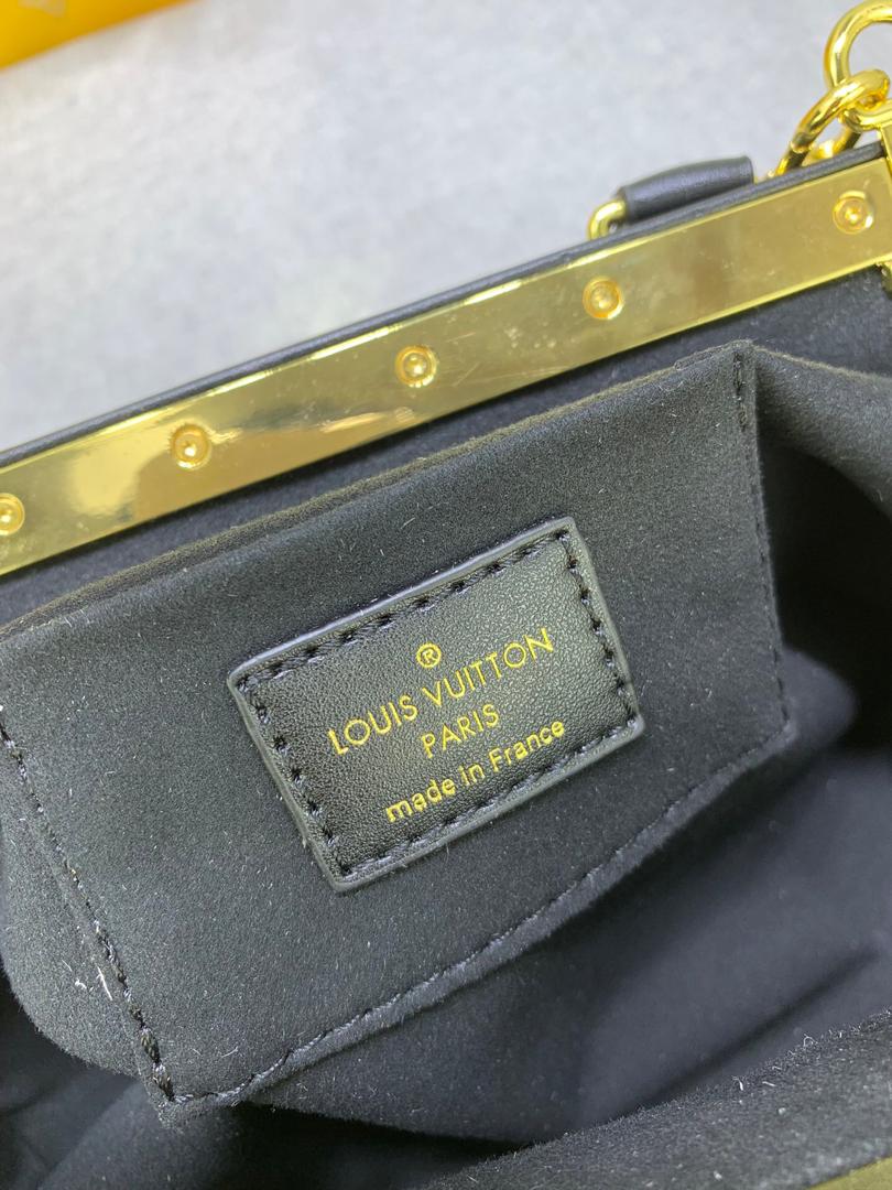 LV Monogram Clutch Black