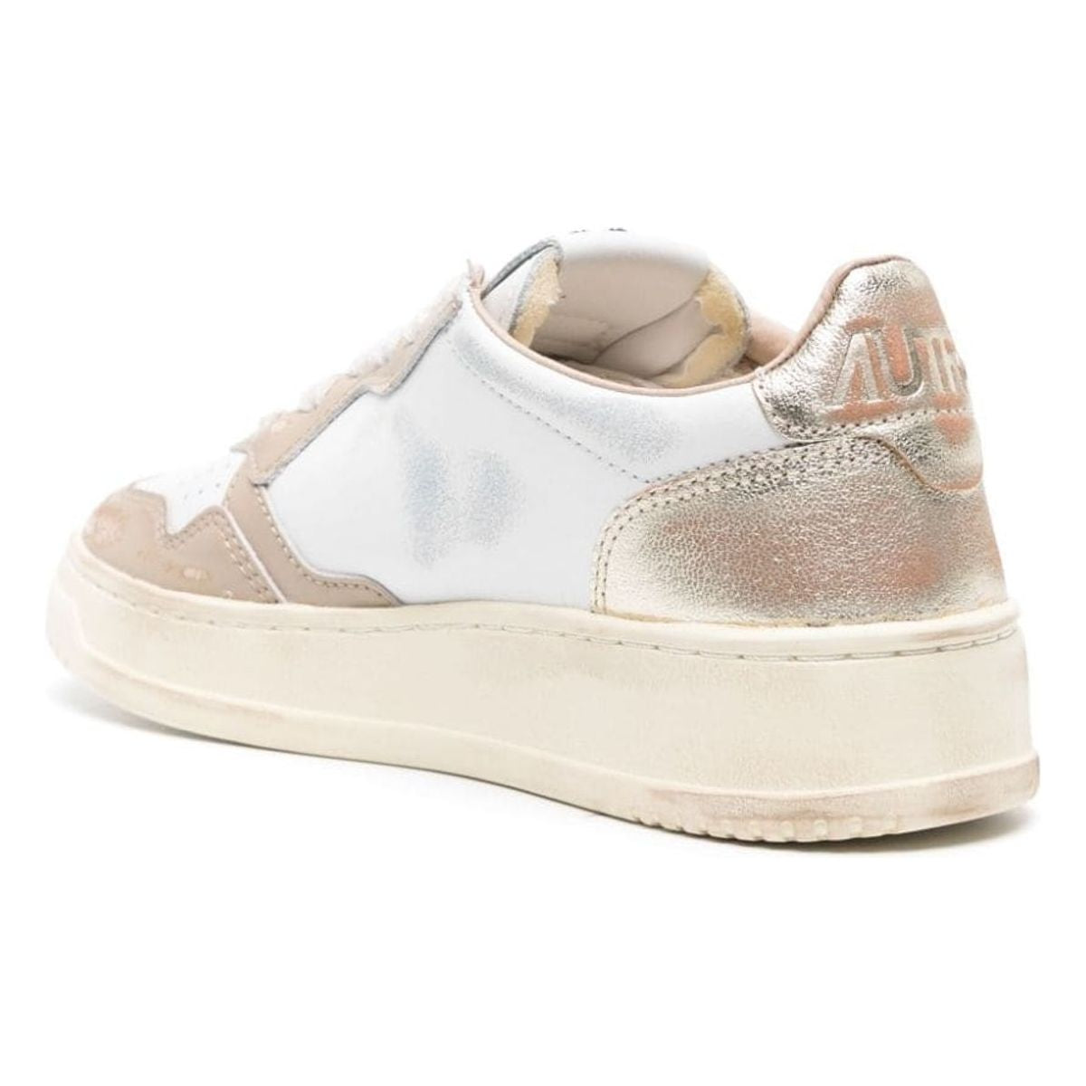 SUPER VINTAGE LOW LEATHER SNEAKERS