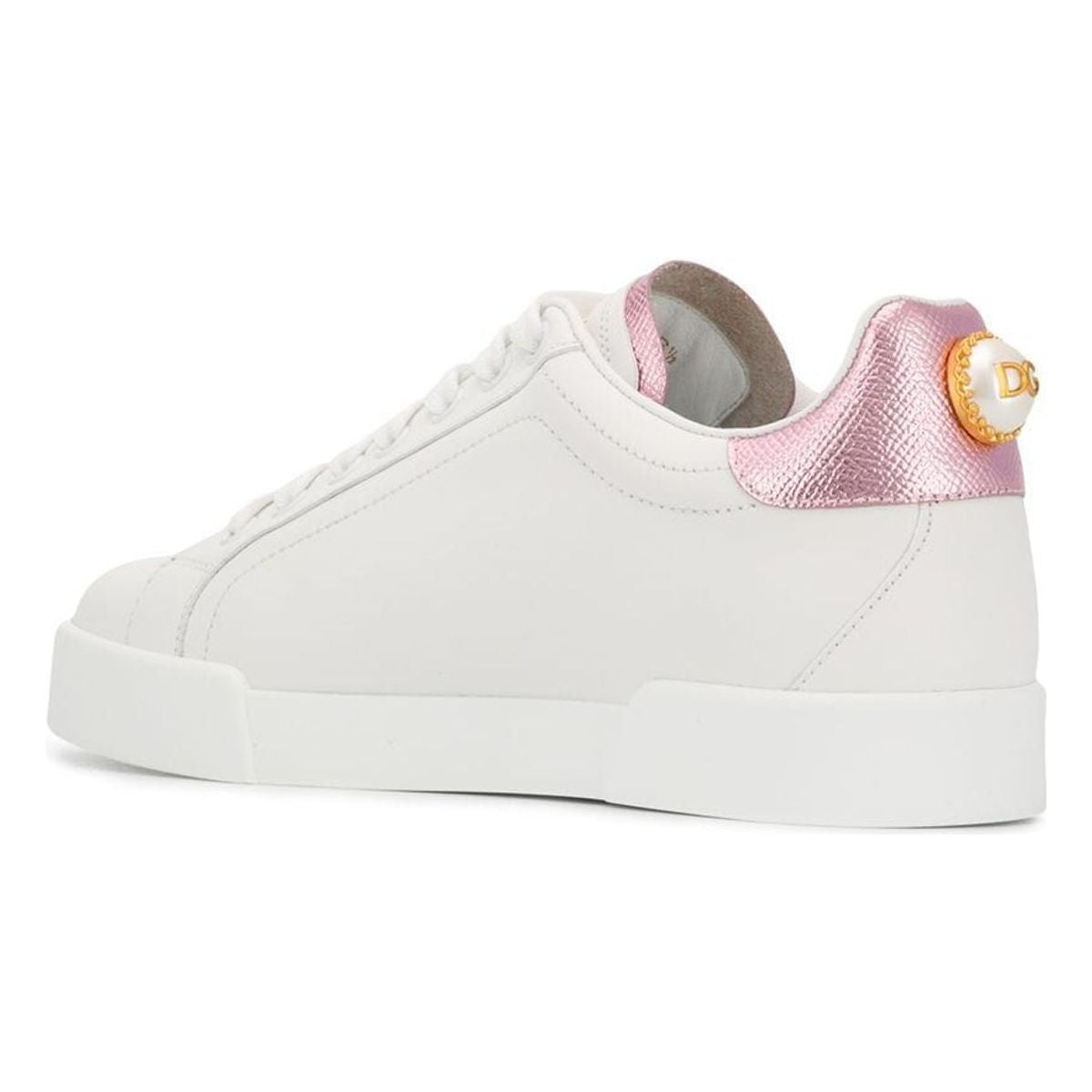 SNEAKER CLASSICA V BLANCO TALON ROSA