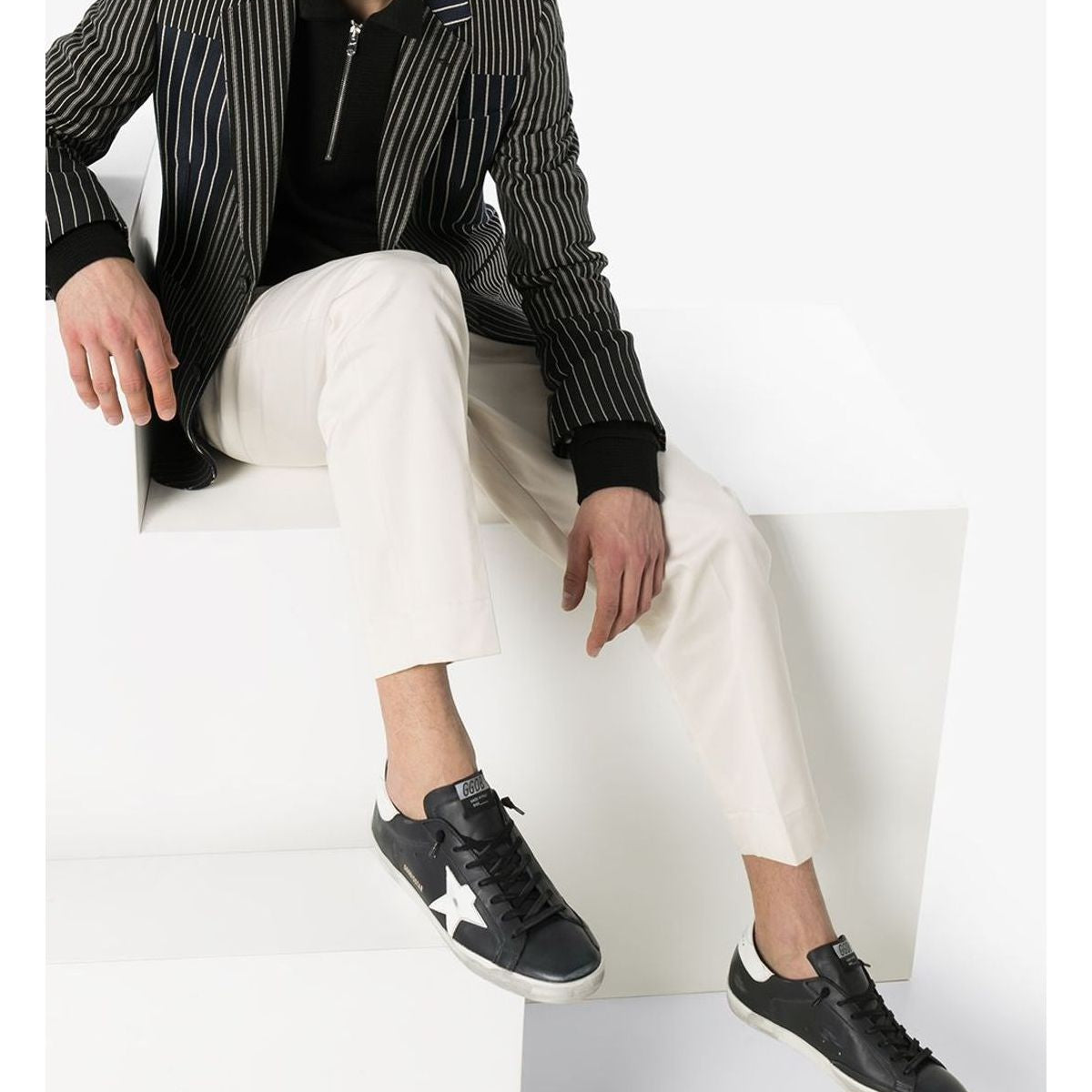 SUPER-STAR LEATHER SNEAKERS