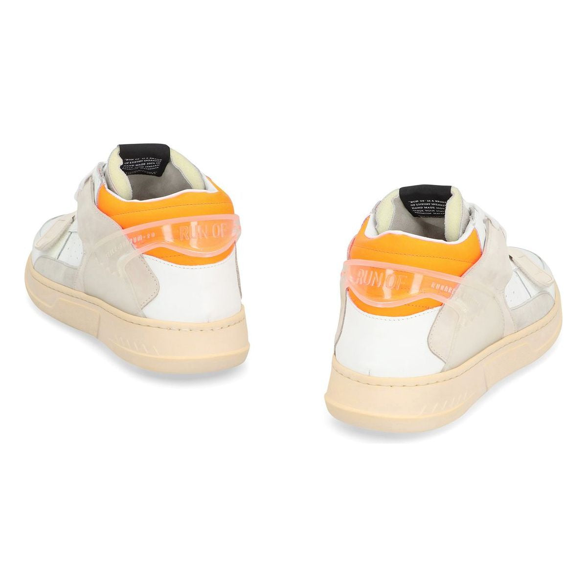 LEATHER MID-TOP SNEAKERS