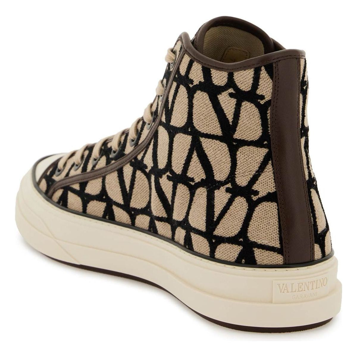 TOTALOOP TOILE ICONOGRAPHE HIGH-TOP SNEAKERS