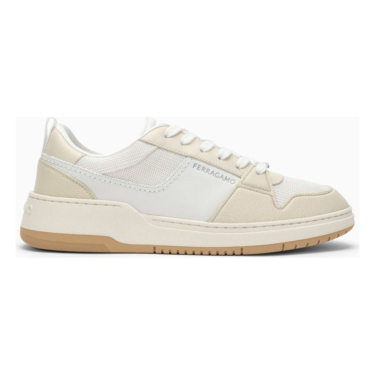 LOW WHITE LEATHER TRAINER