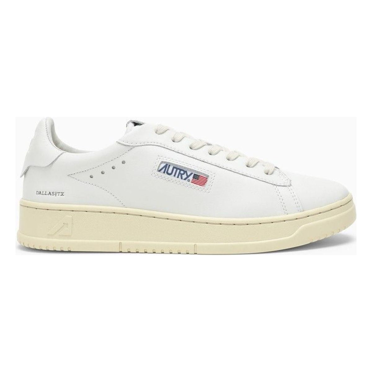 WHITE LEATHER DALLAS SNEAKERS