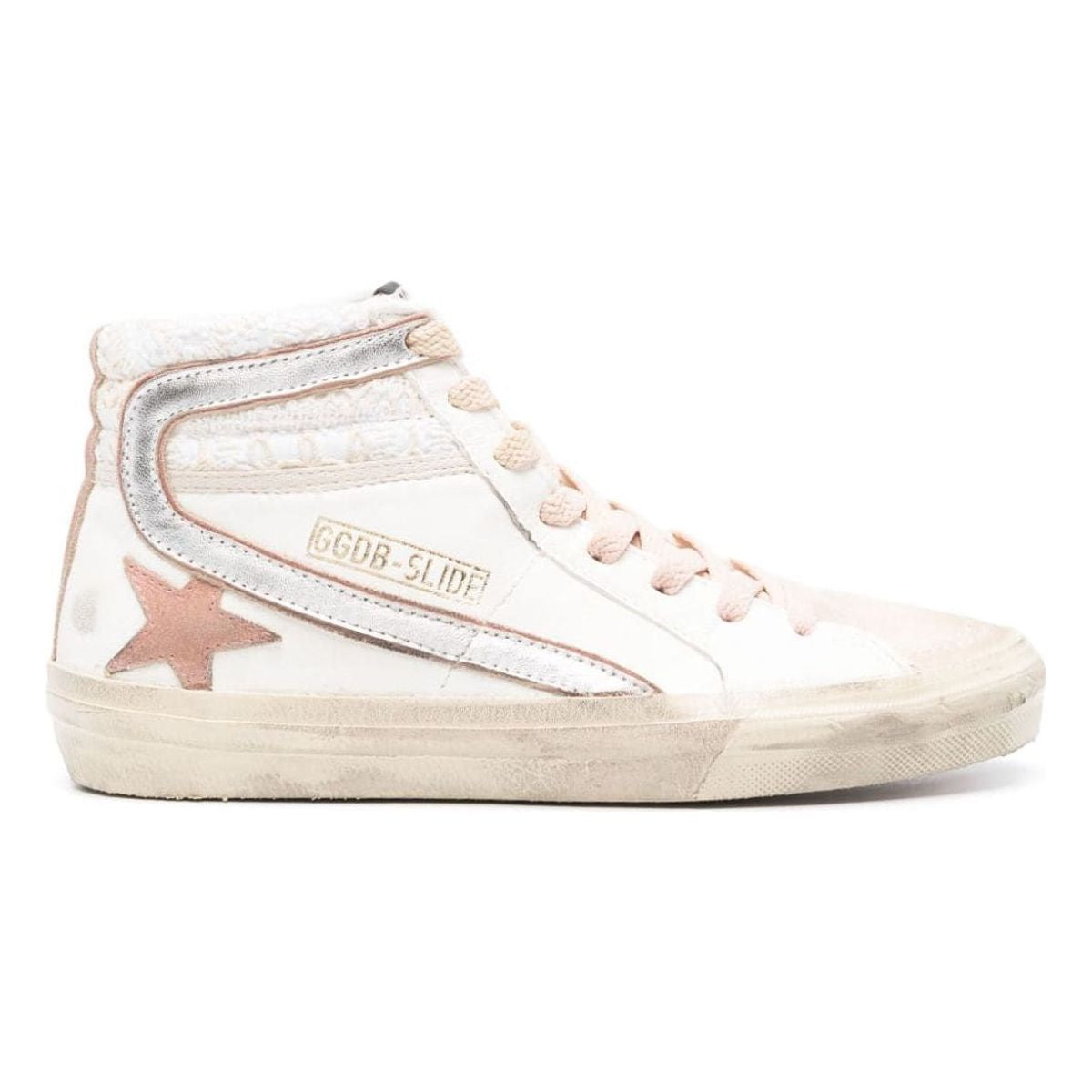 GOLDEN GOOSE SLIDE HIGH-TOP SNEAKERS