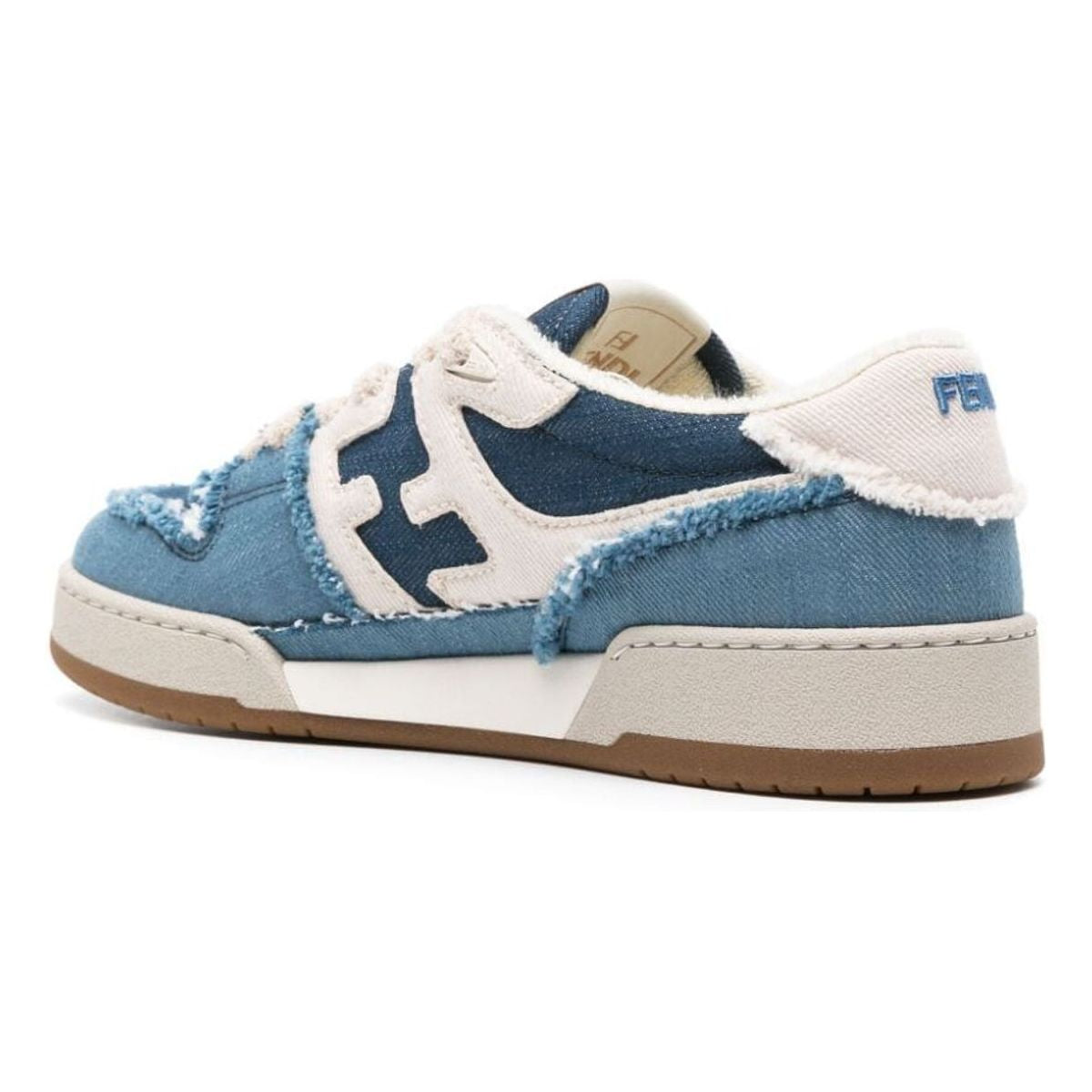 MATCH LOW TRAINER IN BLUE DENIM
