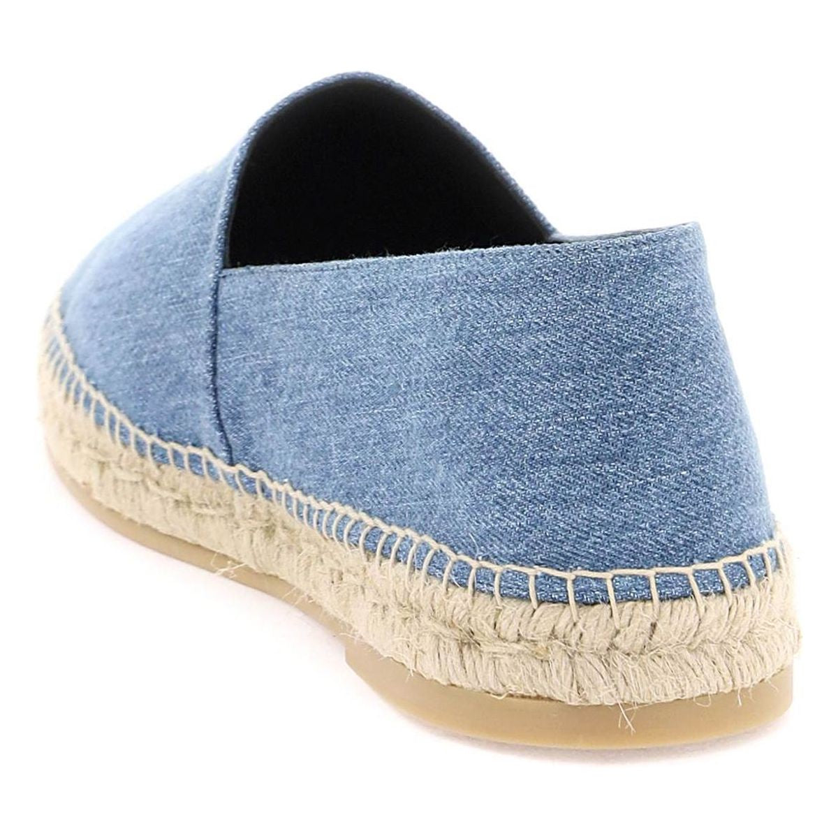DENIM ESPADRILLES WITH EMBROIDERED LOGO