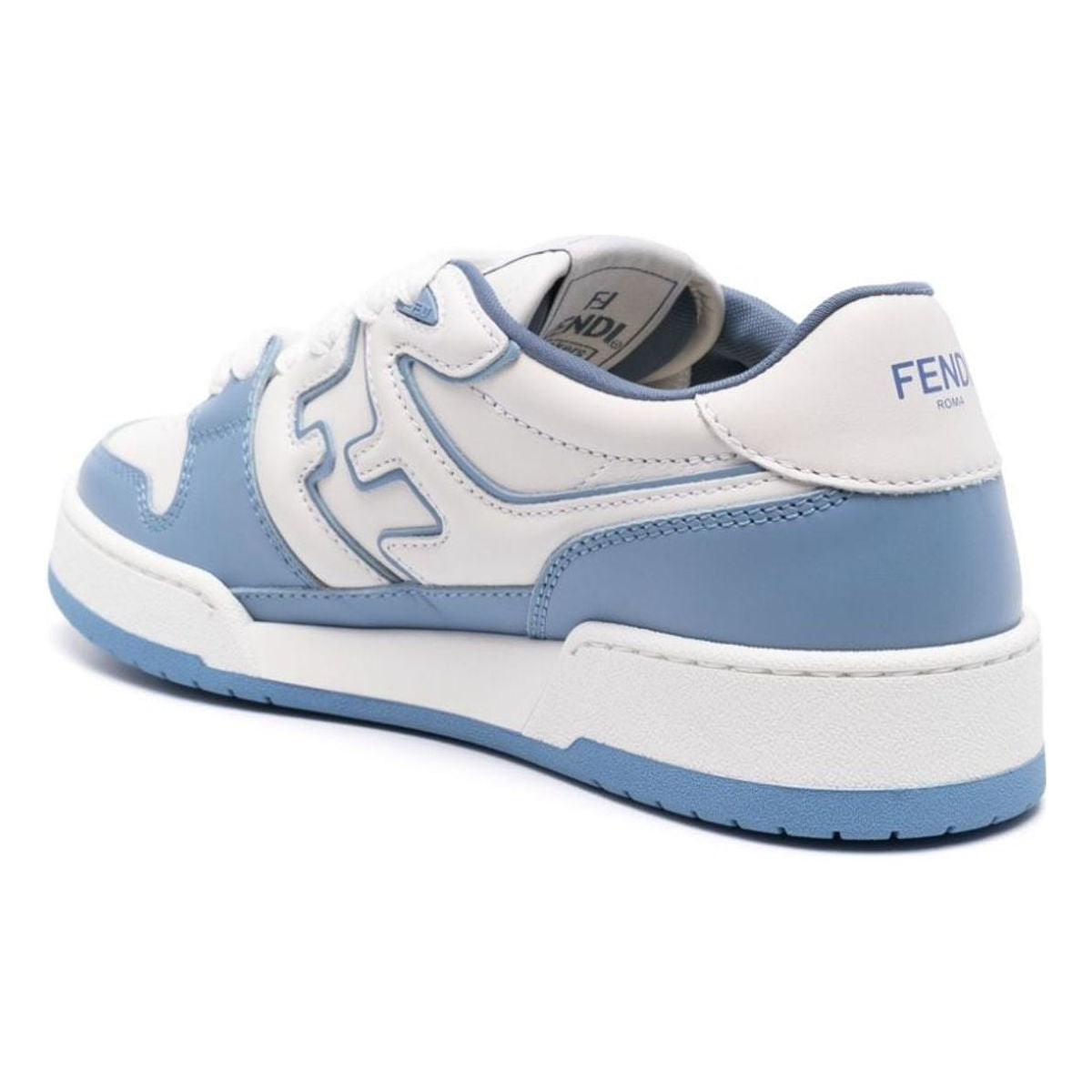 FENDI MATCH LEATHER SNEAKERS