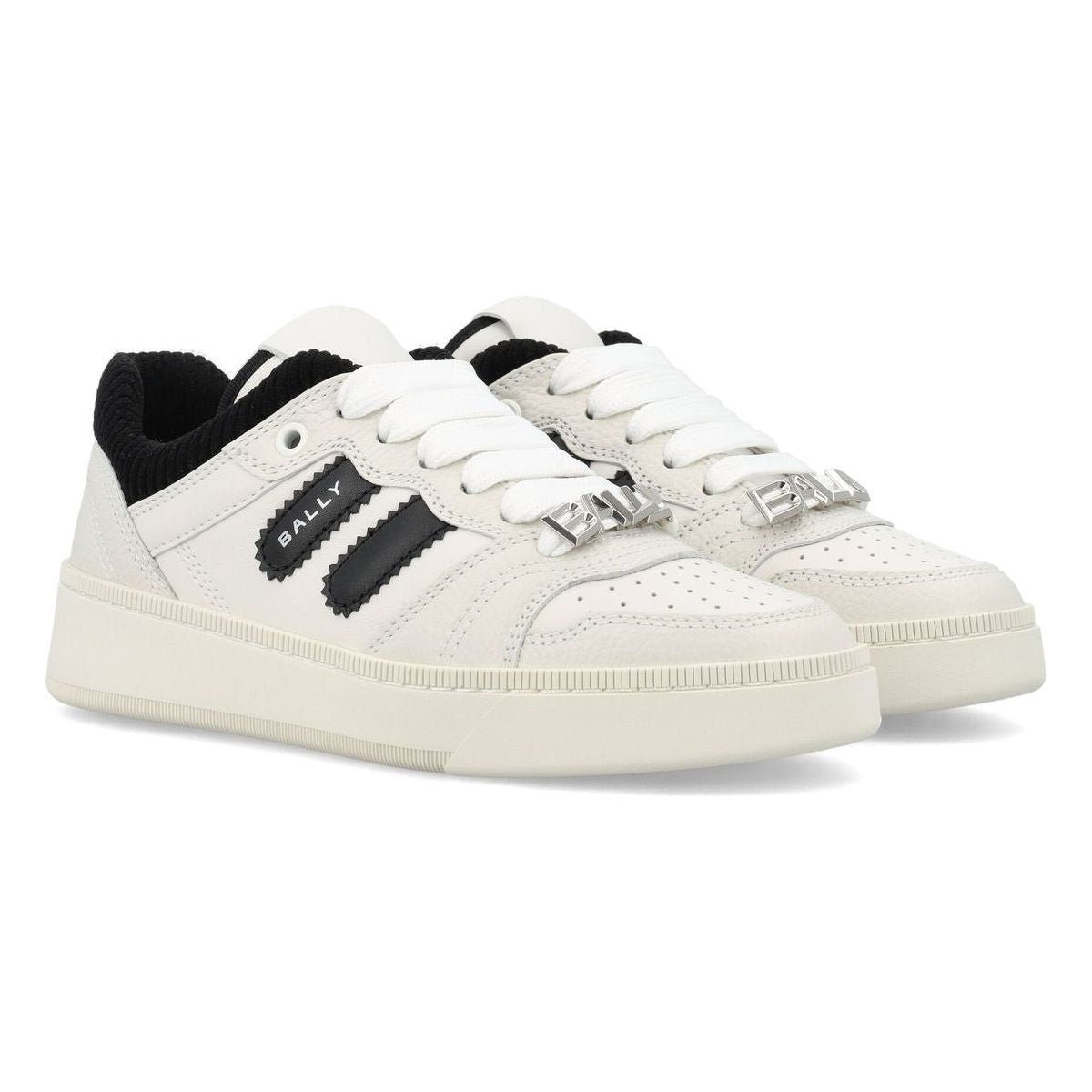 ROYALTY-W LEATHER SNEAKERS