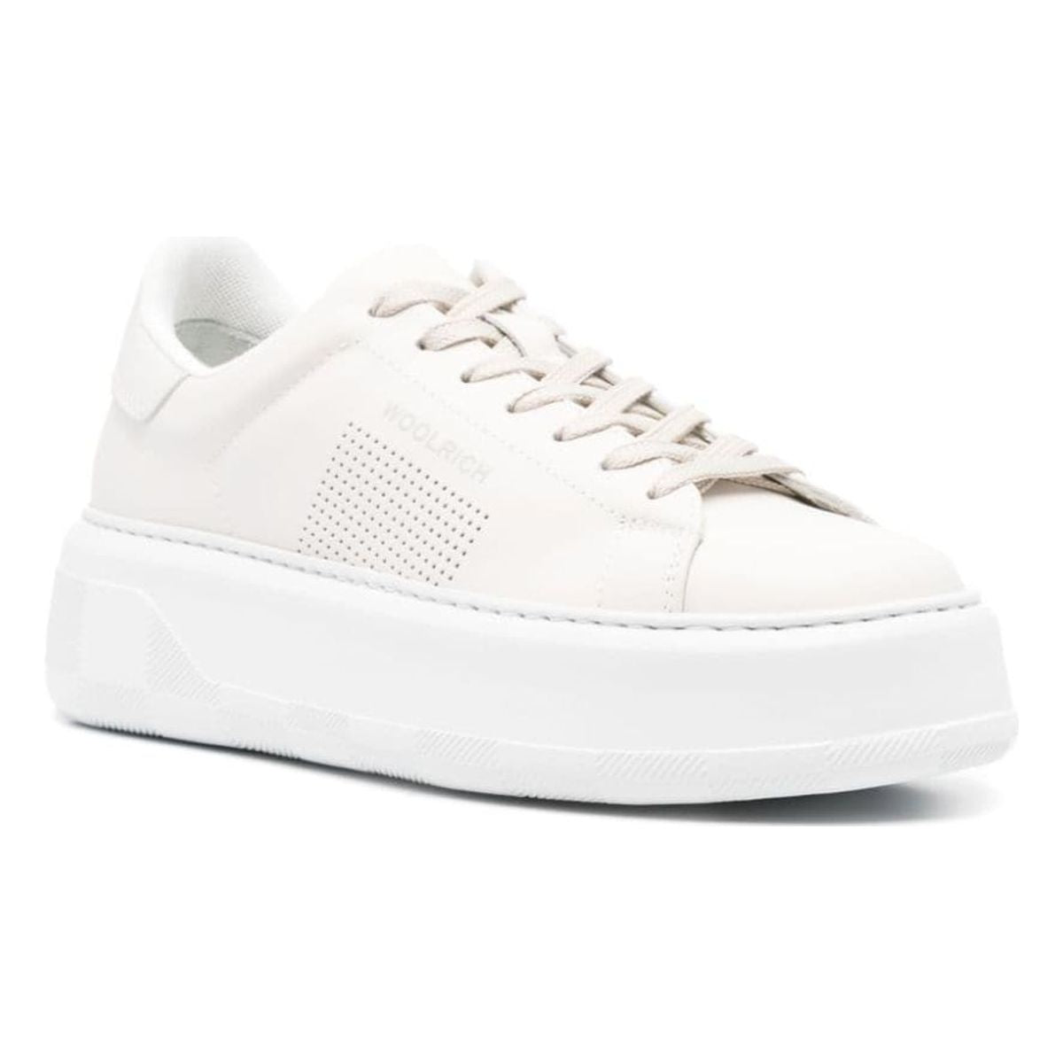 CHUNKY COURT LEATHER SNEAKERS