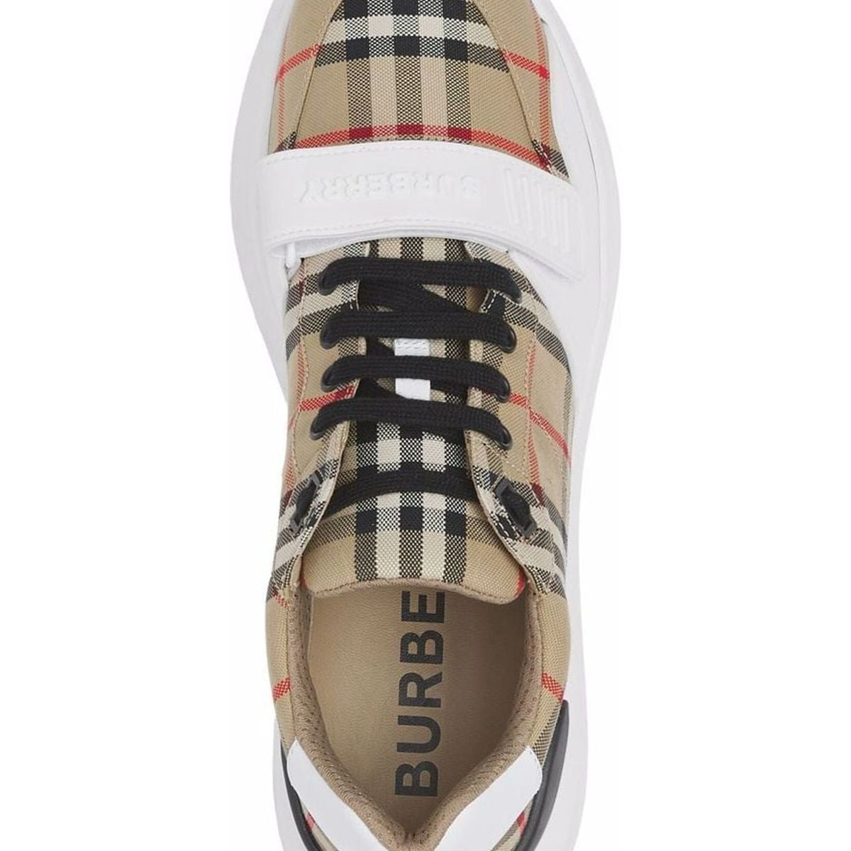 CHECK FABRIC SNEAKERS